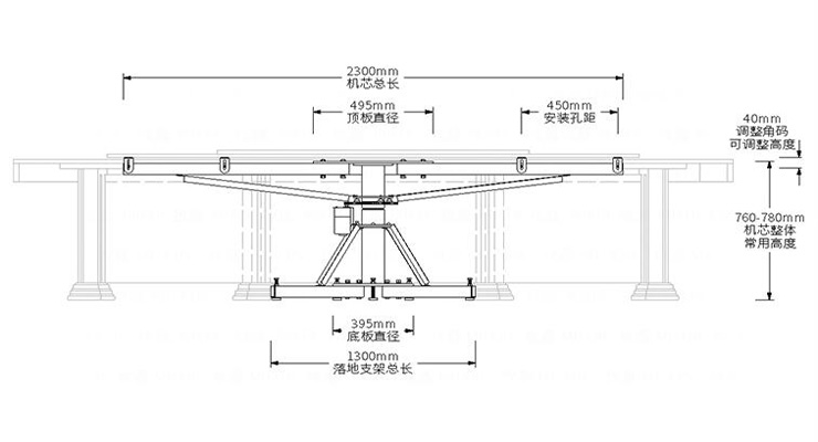 電動(dòng)餐桌通用機芯