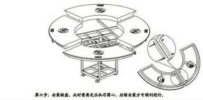 電動(dòng)餐桌機芯安裝方法