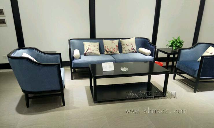 酒店包間整體配套沙發(fā)、茶幾-型號：【中國結】