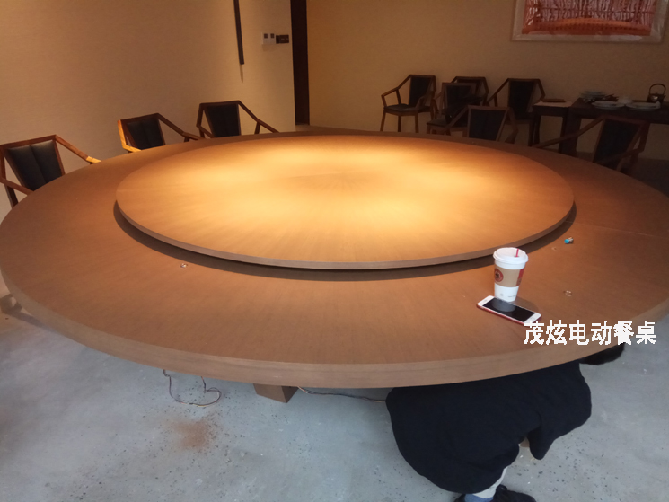 桌面按壓式電動(dòng)餐桌轉盤(pán)機芯