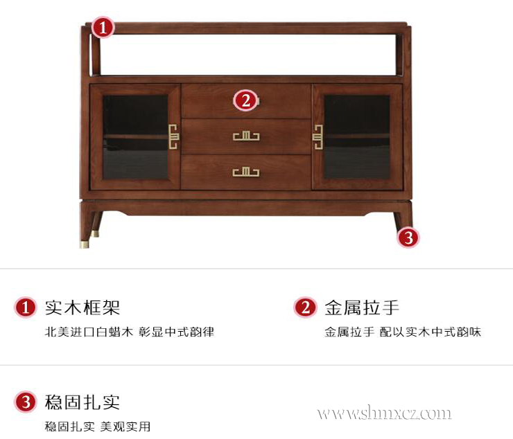 簡(jiǎn)約現代風(fēng)格餐邊柜圖片