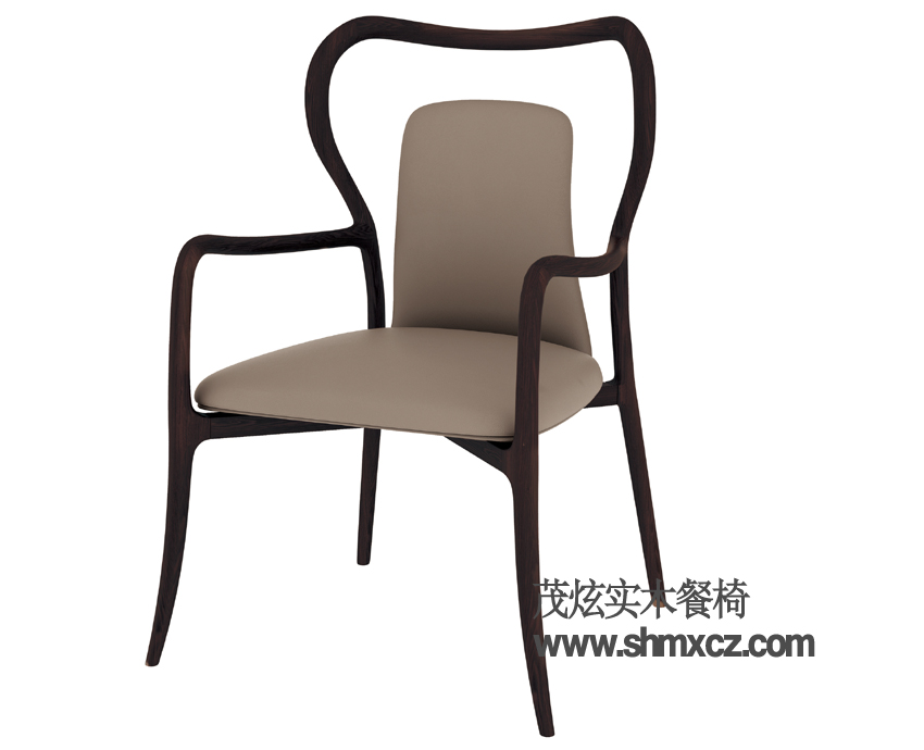 前衛風(fēng)格酒店包房實(shí)木椅子設計圖片