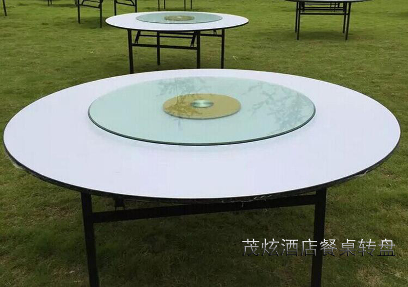 酒店餐桌轉盤(pán)成套定制圖片